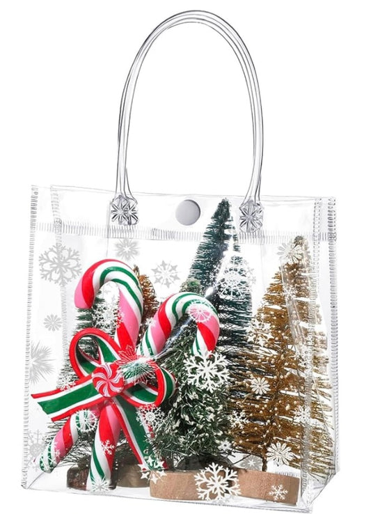 RANDOM Snowflake Christmas PVC Gift Bag