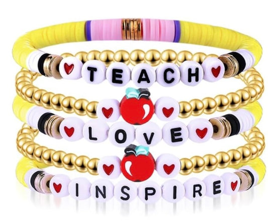 Random Teacher Appreciation Beaded Friendship Bracelet