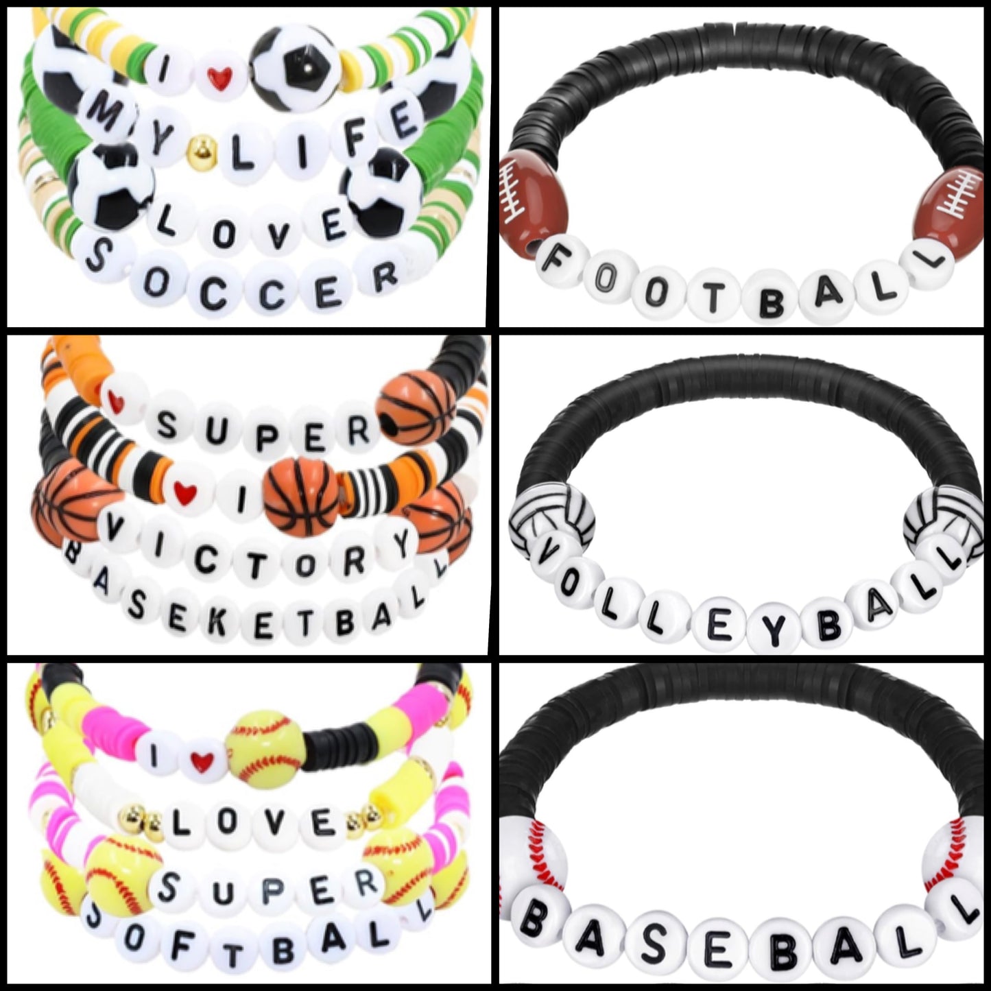 Sports Polymer Bracelet