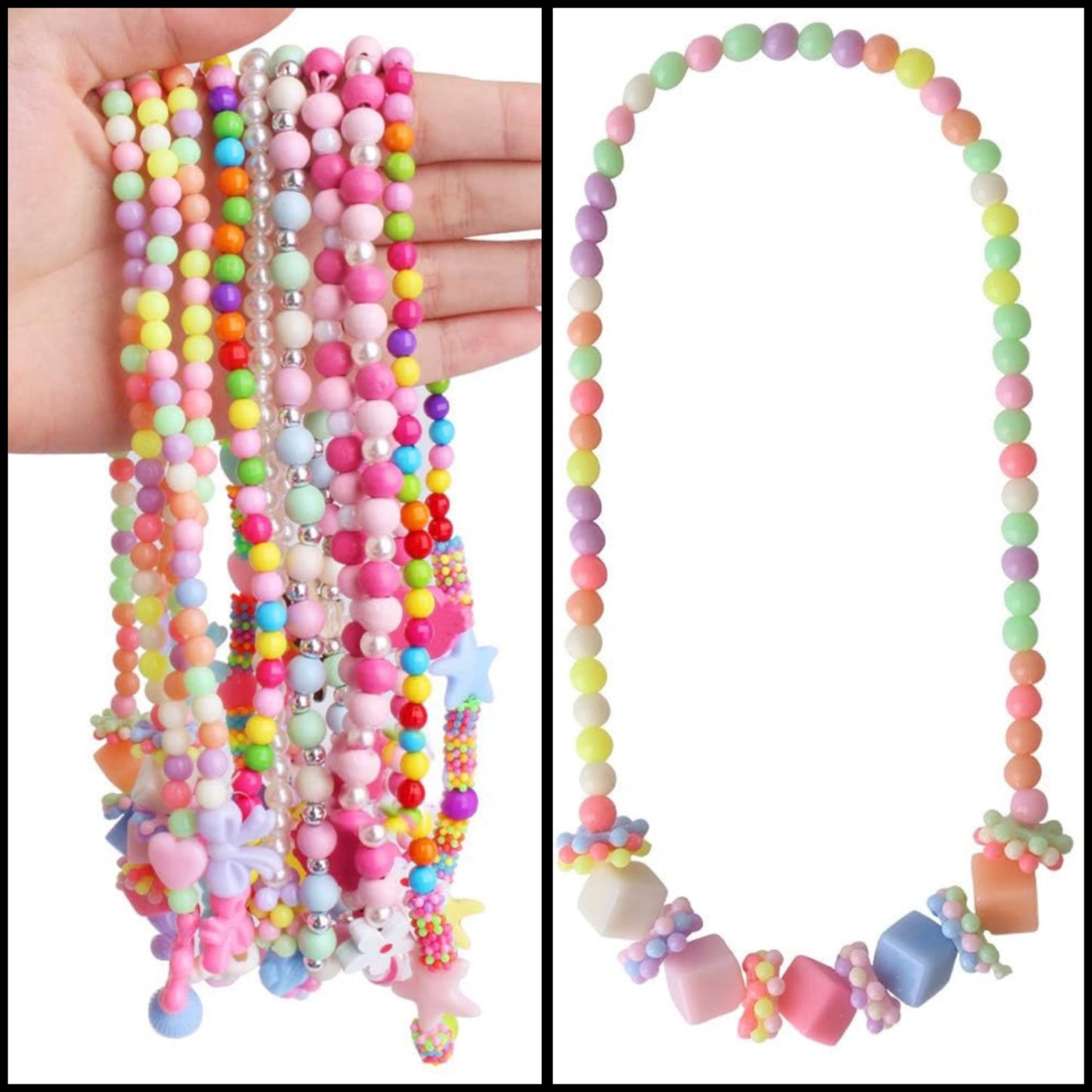 Random Kid Bubblegum Bead Necklace