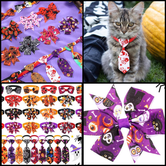 Random Halloween Dog/Cat Bows