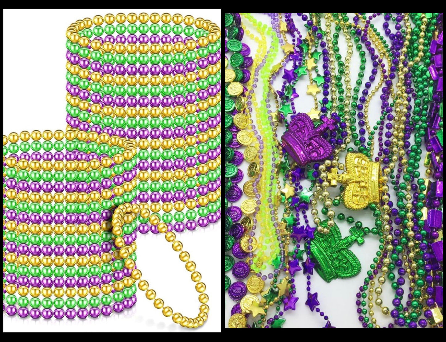 Mardi Gras Bracelet & Necklace