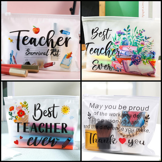 Reusable Waterproof Back To School Teacher Gift Pouch