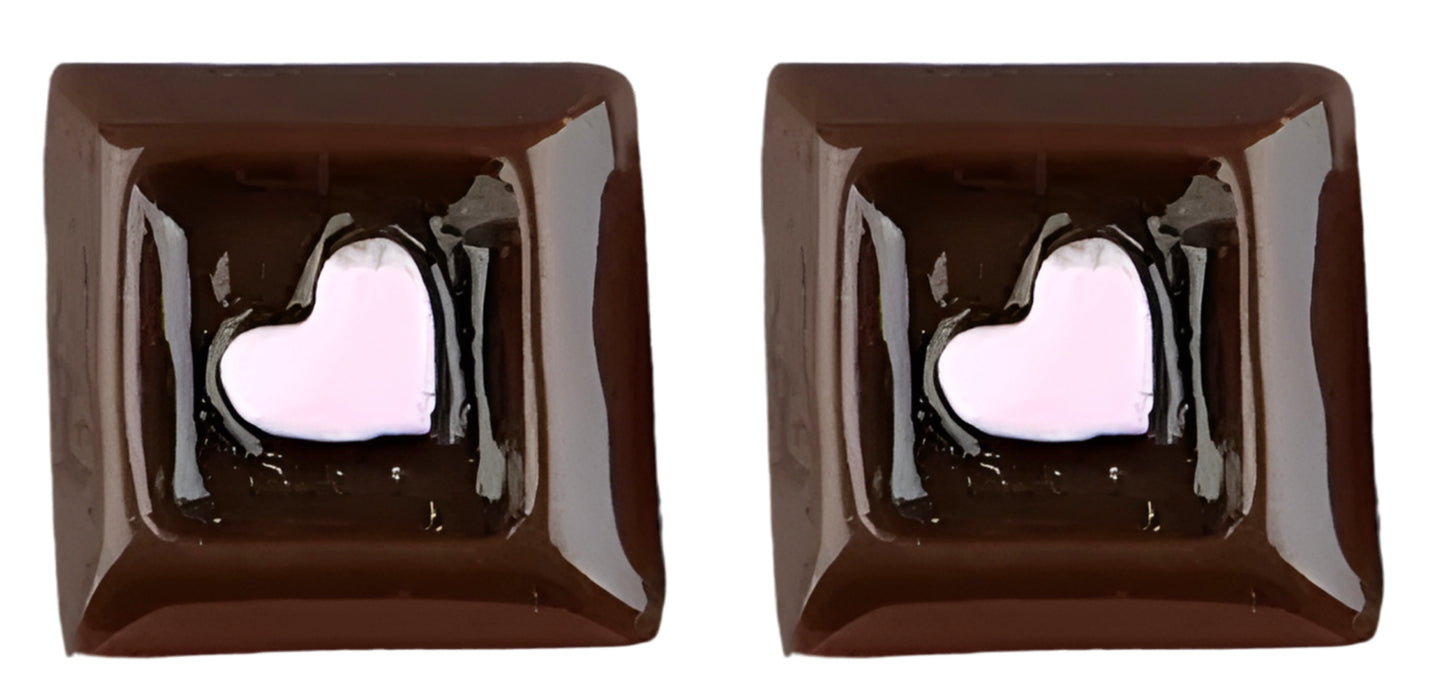 Valentine 2024 Resin Stud Earrings