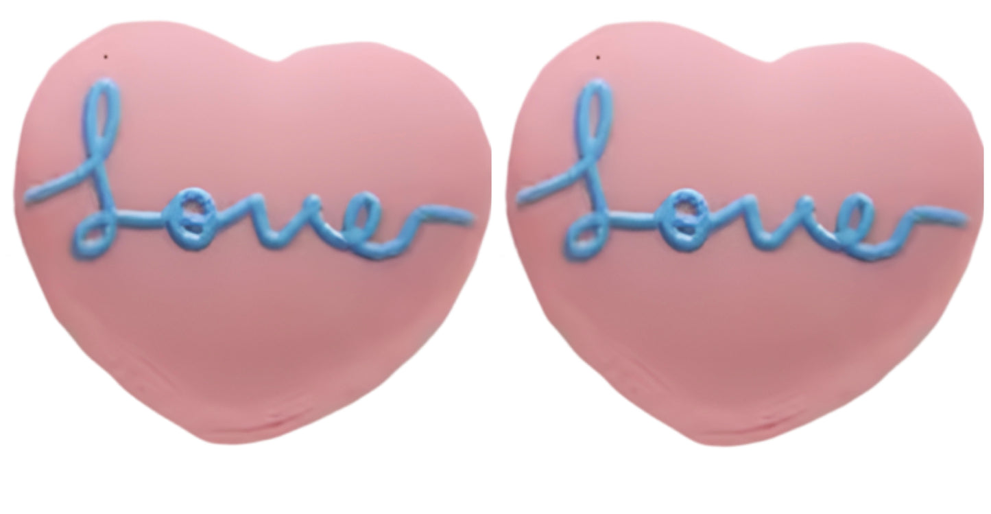 Valentine 2024 Resin Stud Earrings