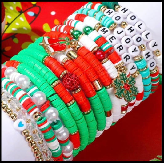 RANDOM Christmas Friendship Bracelet (1 bracelet)