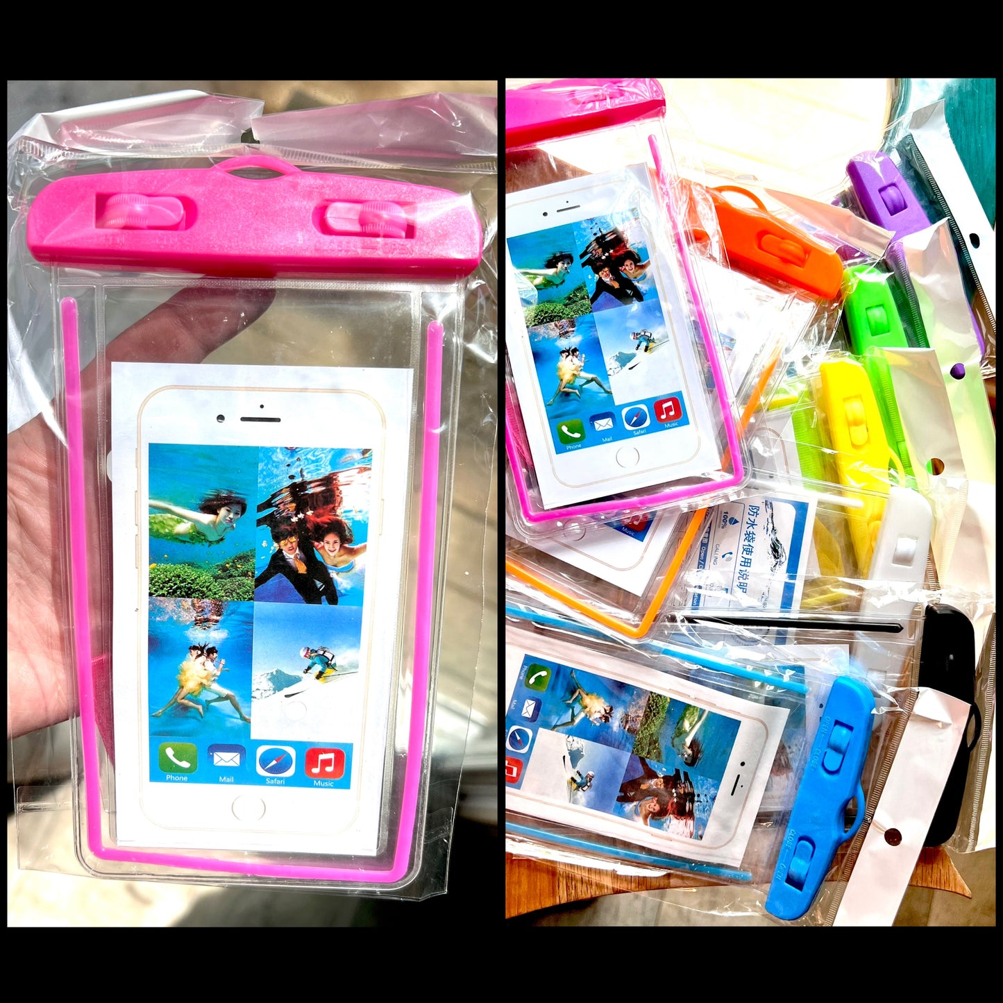 RANDOM Color Waterproof Phone Case