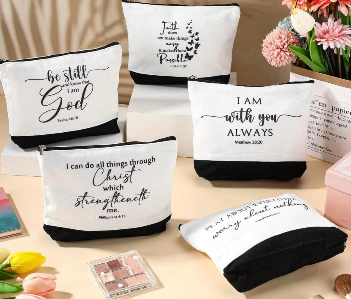 Bible Verse Cosmetic Bag