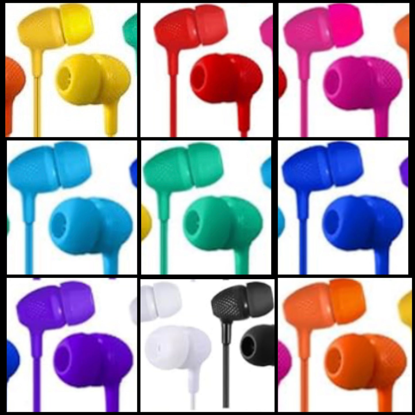 Random Colorful Earbuds