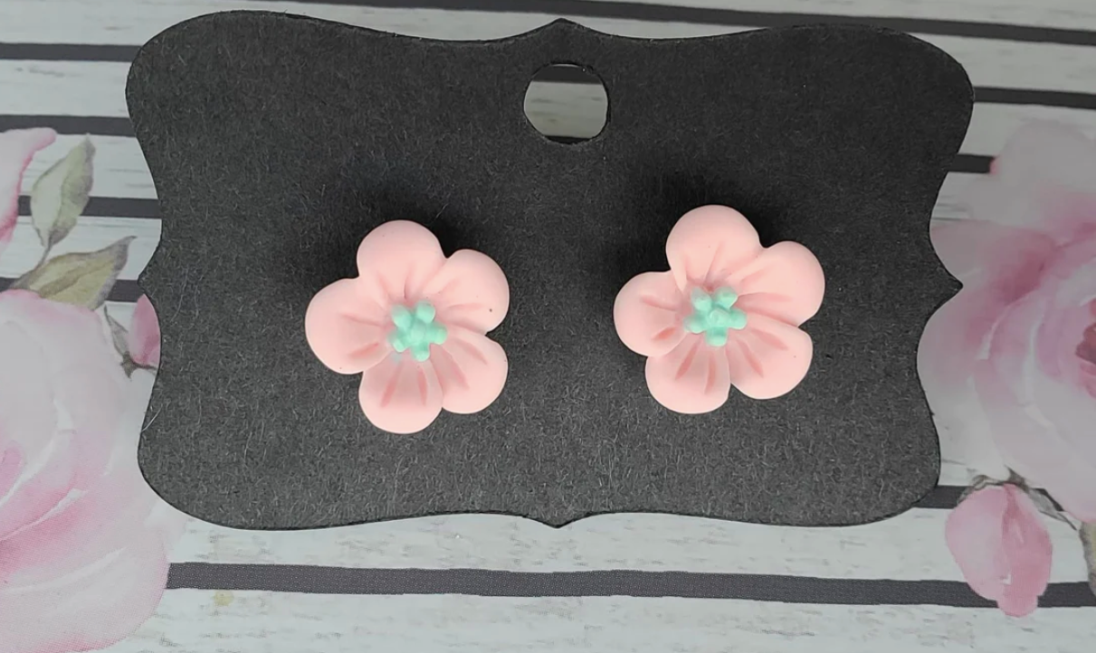 Random- 14 MM BLOSSOM Flower Earrings