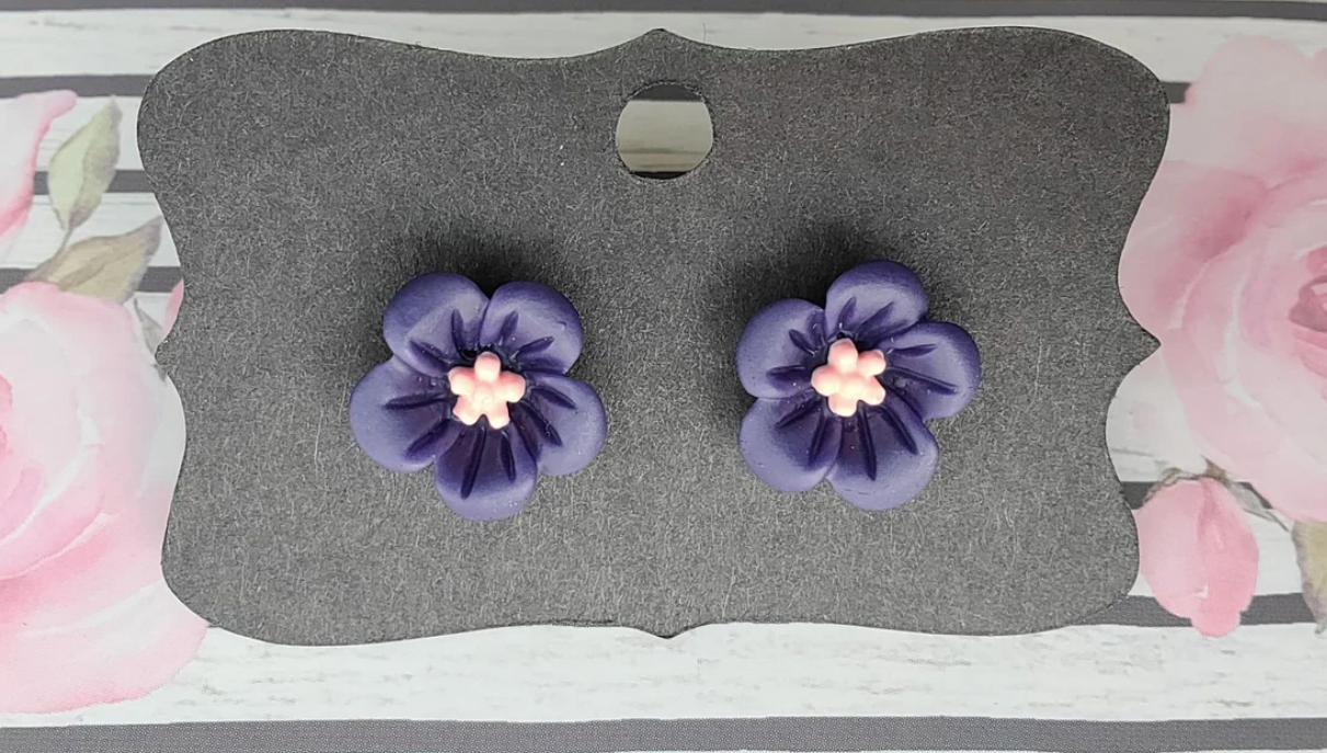 Random- 14 MM BLOSSOM Flower Earrings