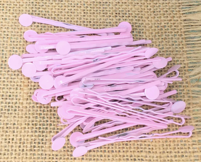 8 mm Pad Bobby Pins- 10 Pack.