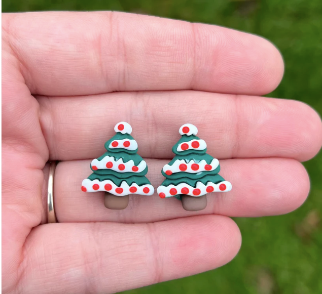 Christmas Resin Stud Earrings