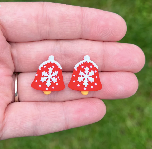 Christmas Resin Stud Earrings