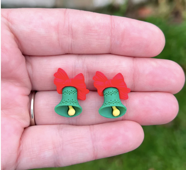 Christmas Resin Stud Earrings