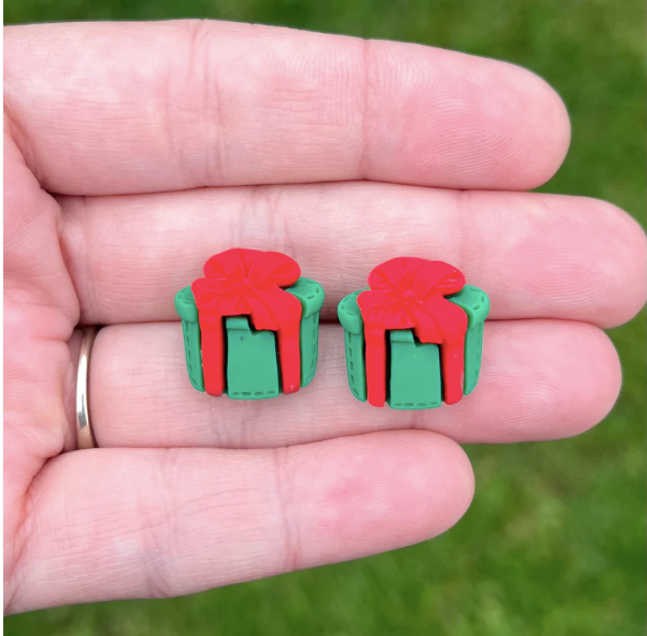 Christmas Resin Stud Earrings