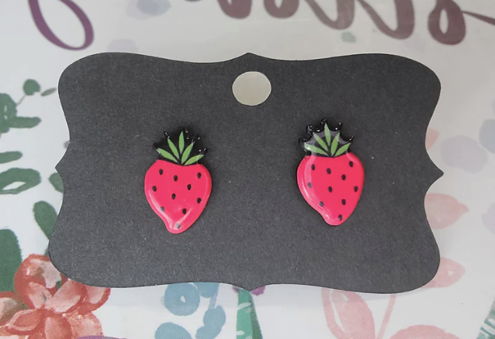 Fruit Resin Earrings