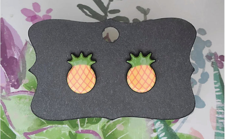 Fruit Resin Earrings