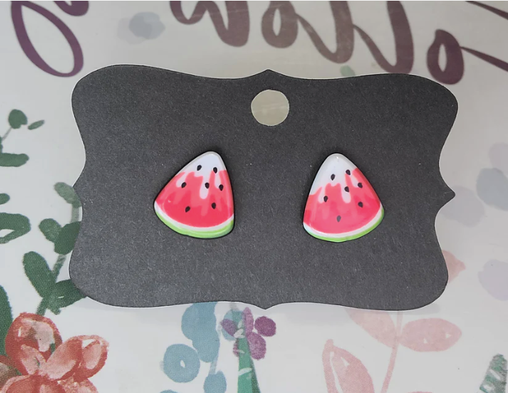 Fruit Resin Earrings