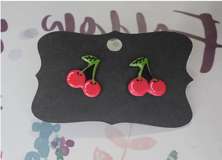 Fruit Resin Earrings