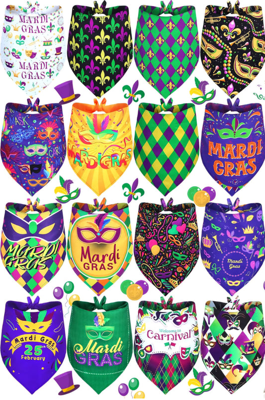 Random Mardi Gras Dog/Cat Bandana