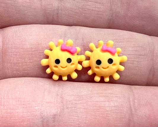 My Little Sunshine Resin Stud Earrings