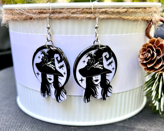 Wicked Witch Of The West Acrylic Earrings