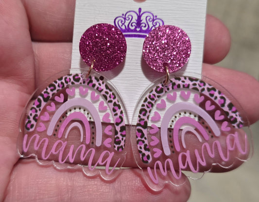 Mama Rainbow Earrings