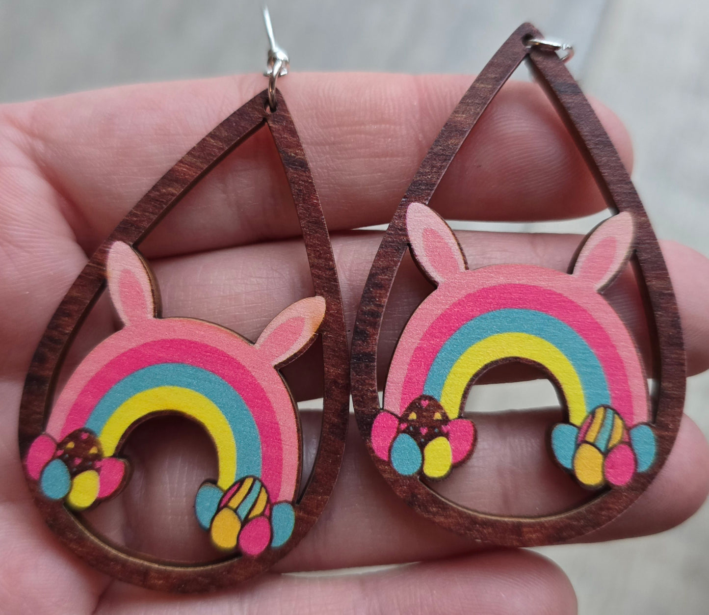 Easter Egg Rainbow Earrings