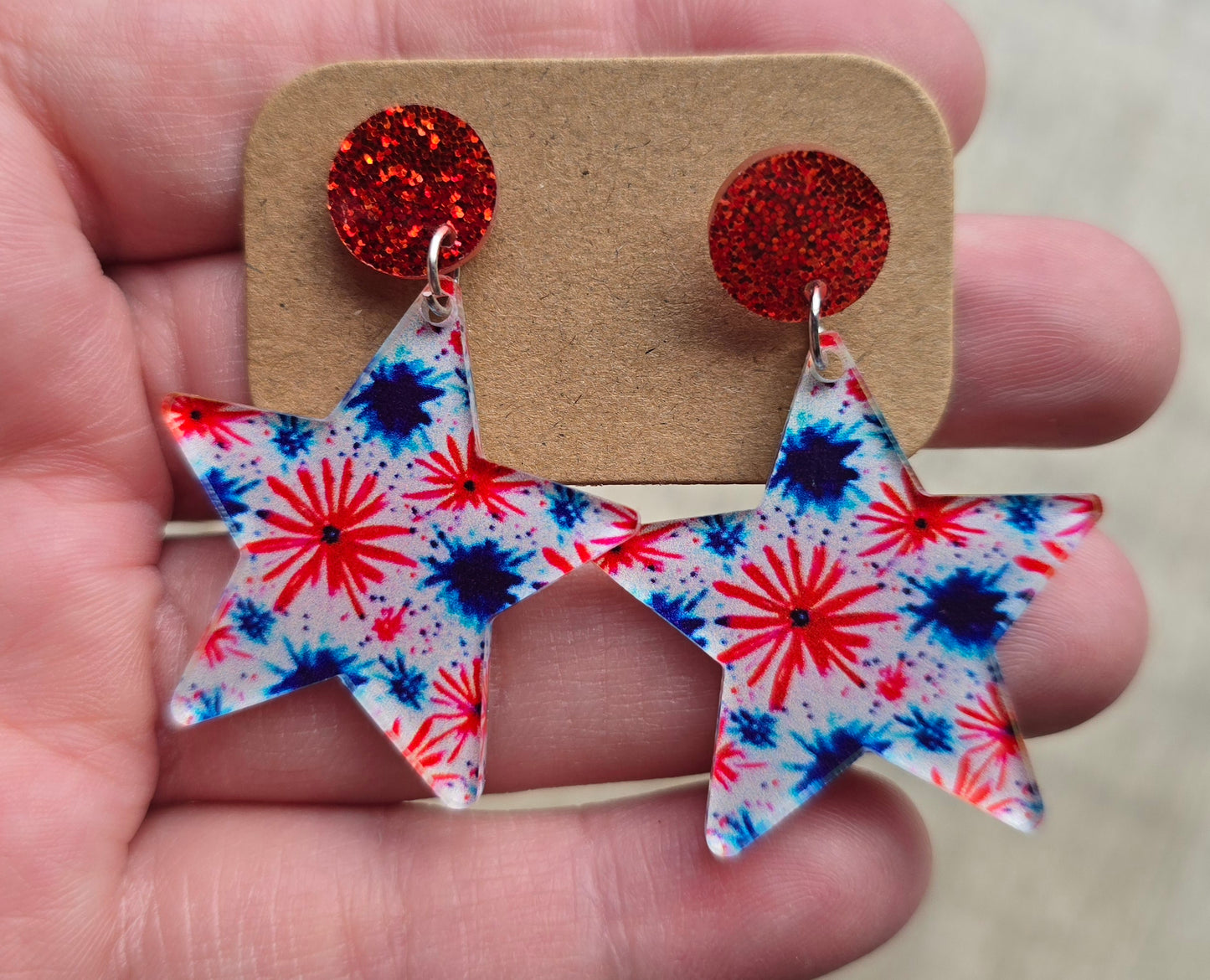 Fireworks Star Earrings