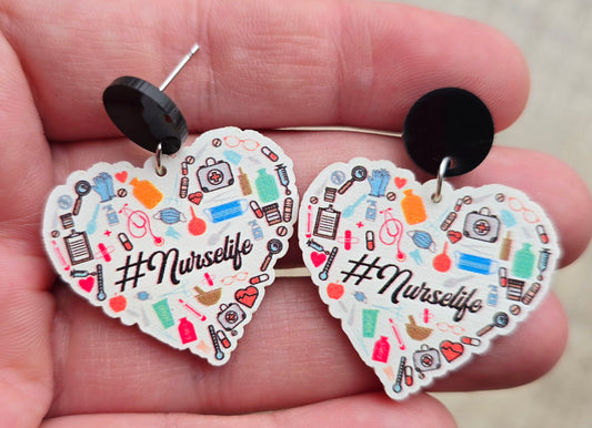 Nurse Life Earrings