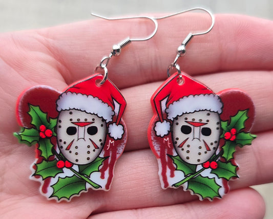 Jason Christmas Earrings