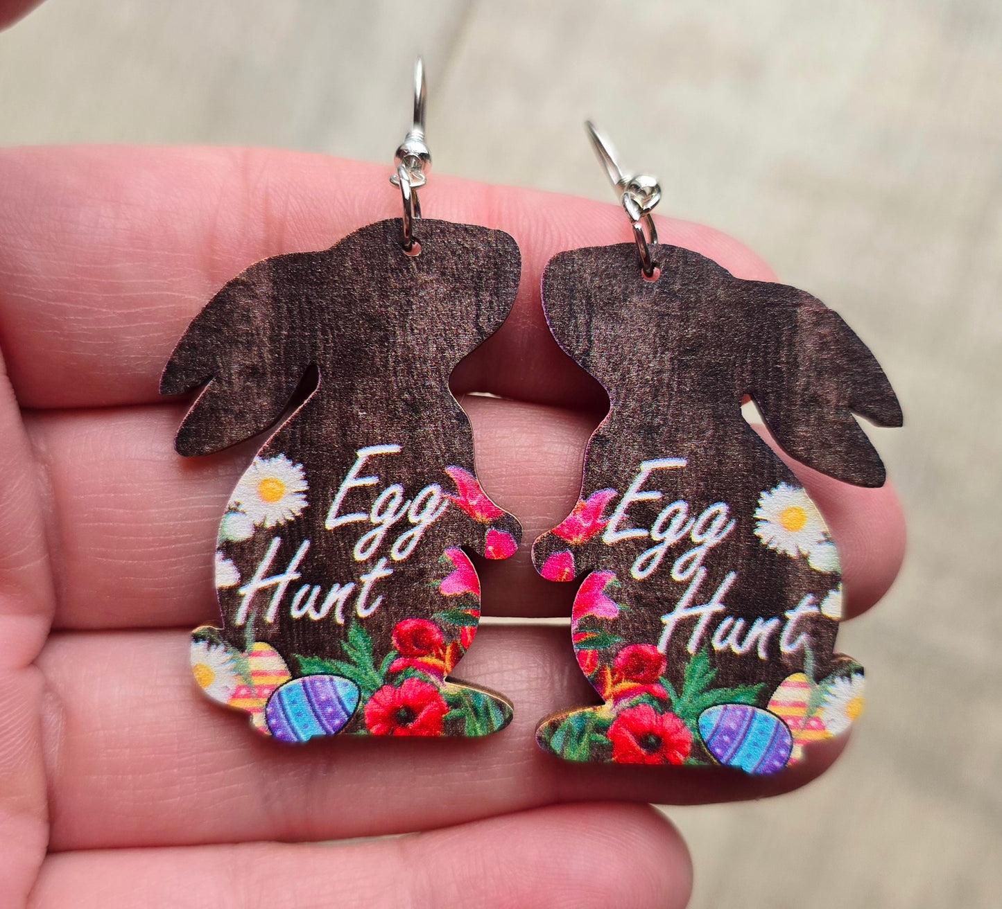 Egg Hunt Bunny Earrings