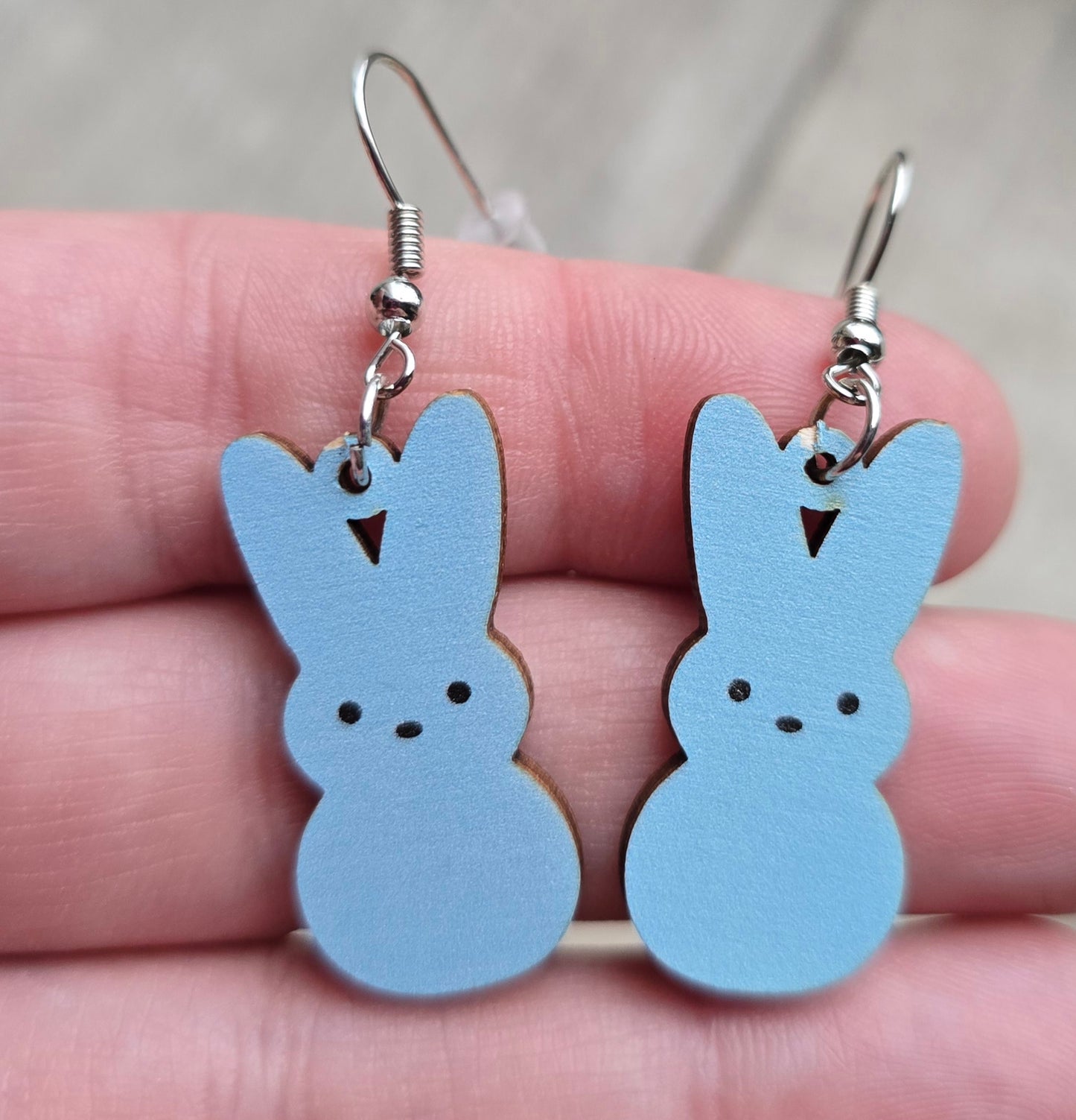 Blue Peep Earrings