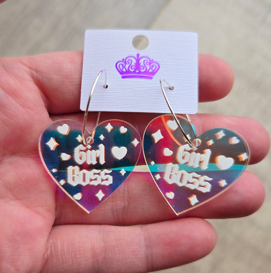 Girl Boss Earrings