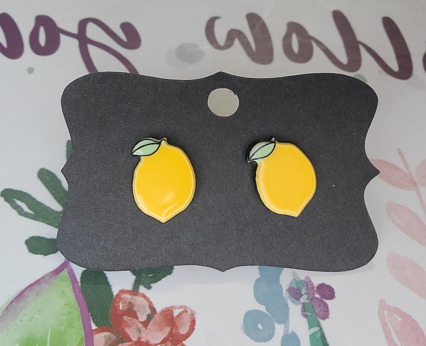 Fruit Resin Earrings