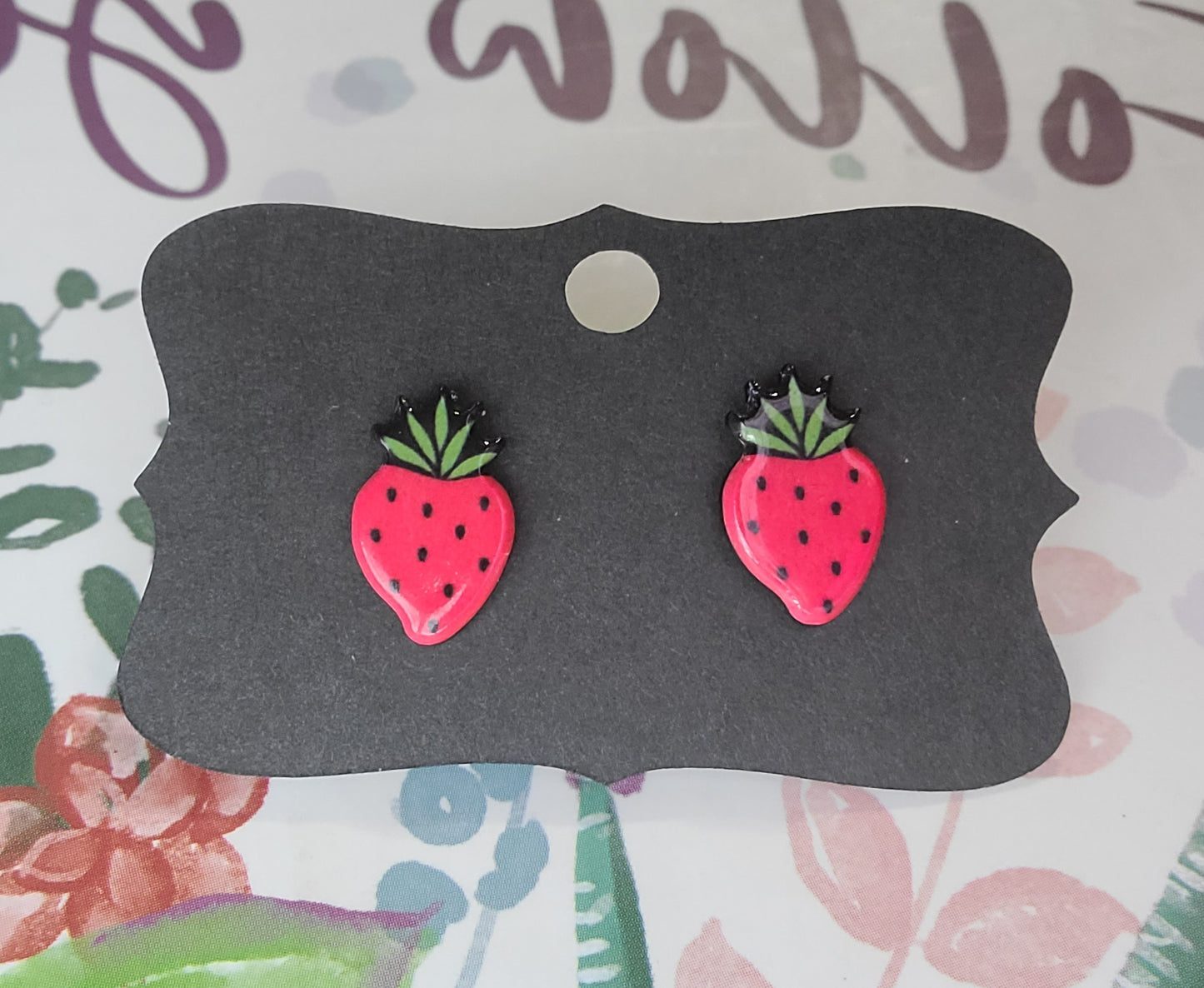 Fruit Resin Earrings