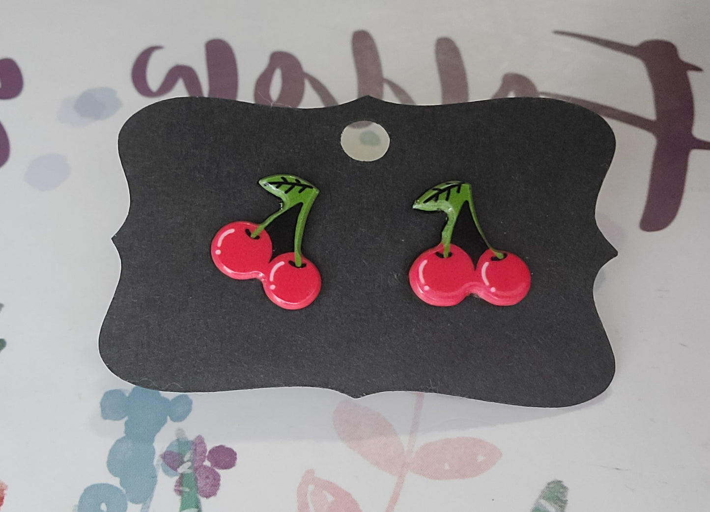 Fruit Resin Earrings