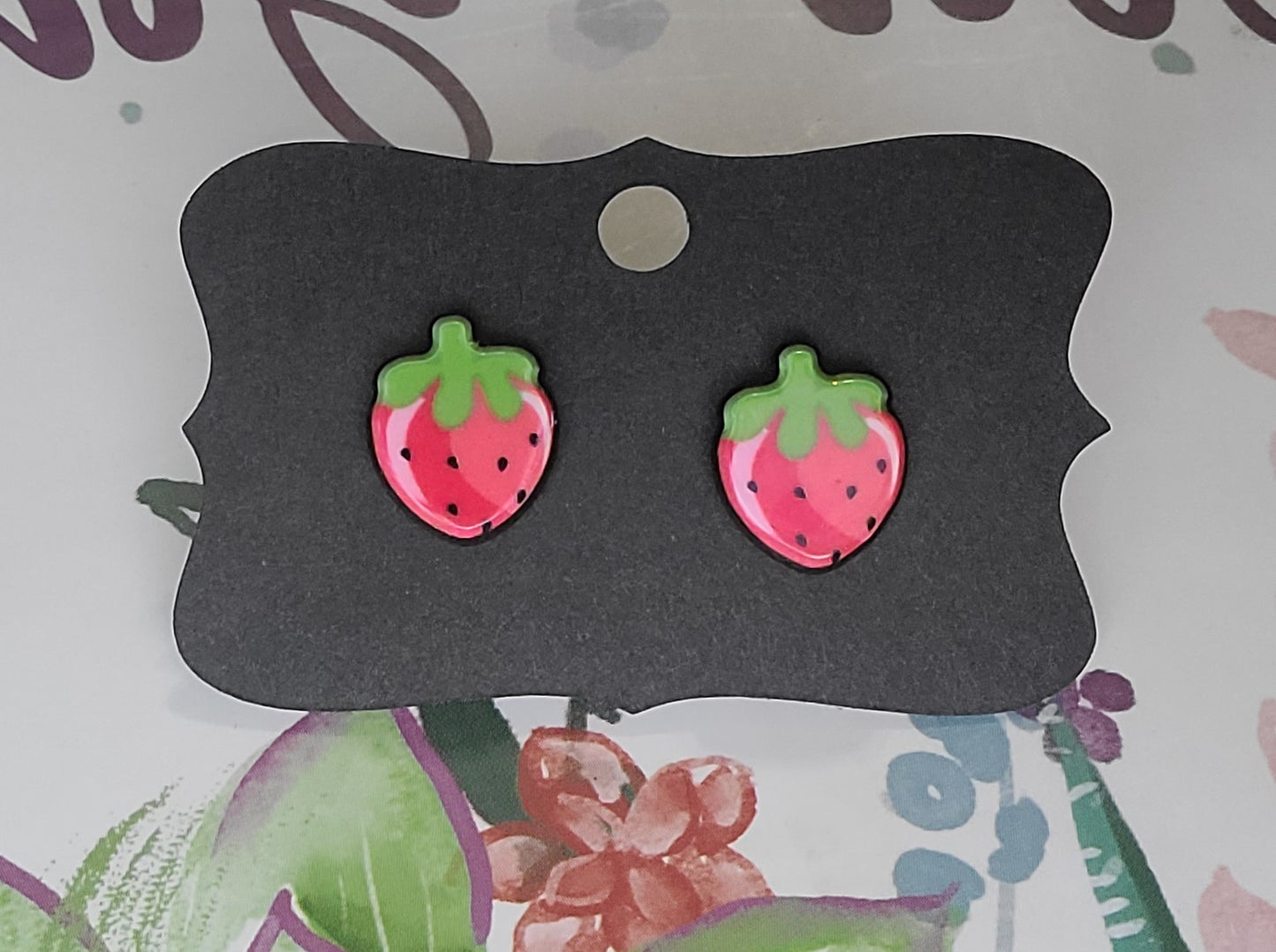 Fruit Resin Earrings