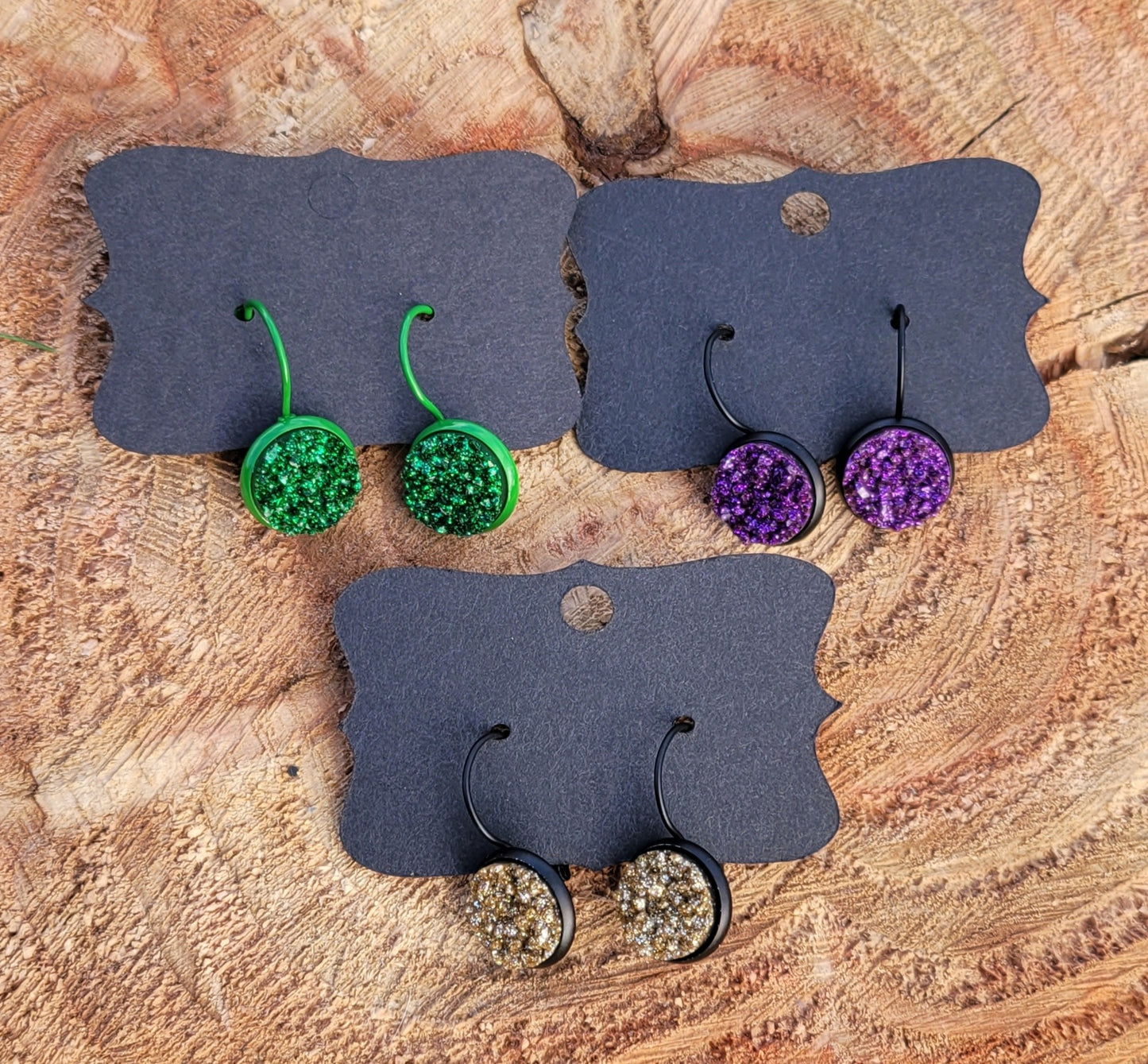 MARDI GRAS LIMITED EDITION DANGLE EARRINGS