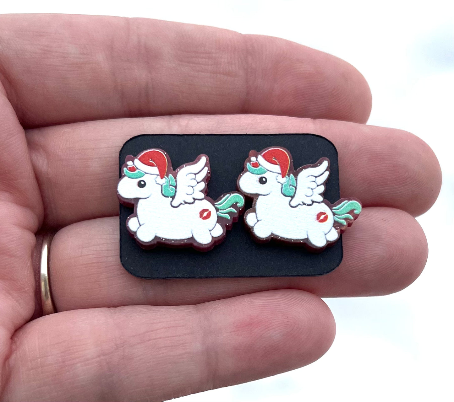 Christmas Stud Acrylic Earrings