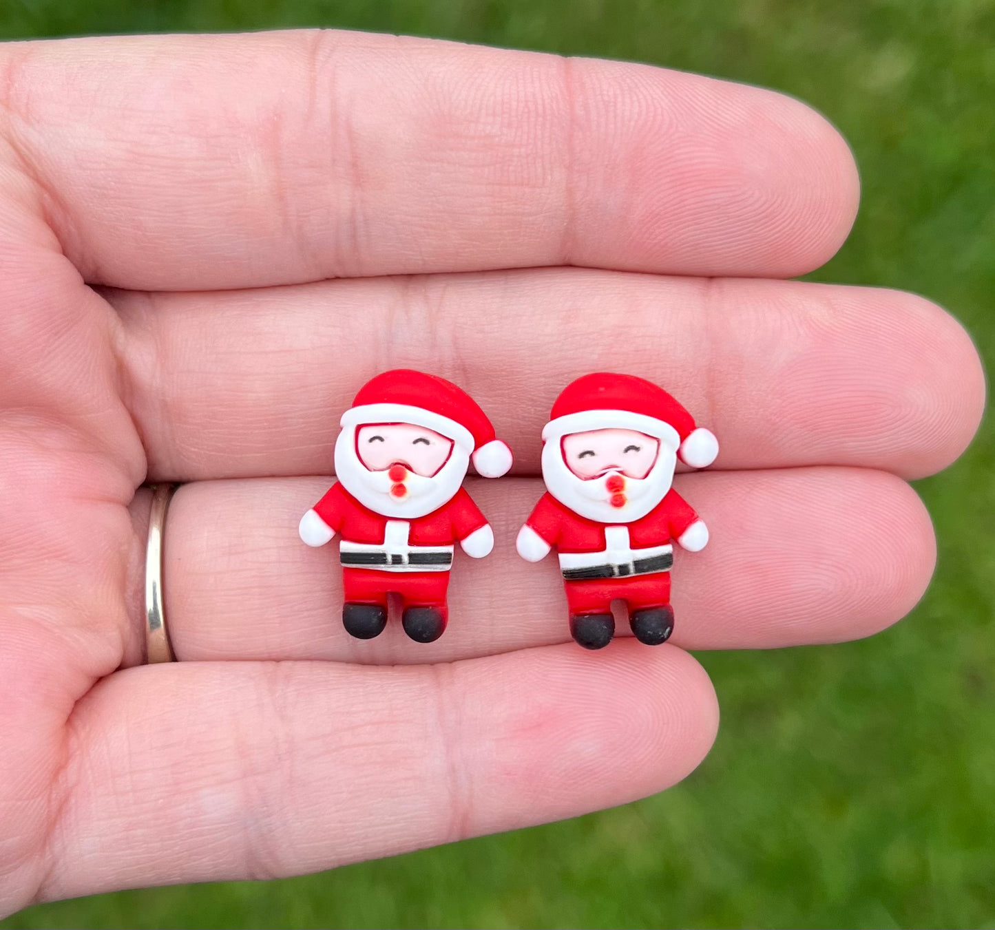 Christmas Resin Stud Earrings